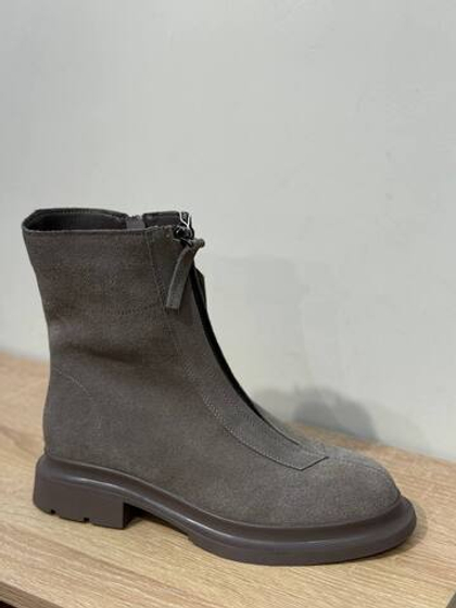 Ботинки из натуральной замши