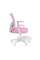 Кресло детское компьютерное CHAIRMAN CH106 розовый, с подножкой