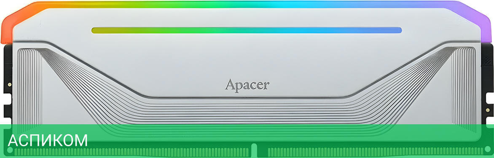 Оперативная память Apacer NOX RGB 32GB DDR5 PC5-44800 Silver (AH5U32G56C522NWAA-1)
