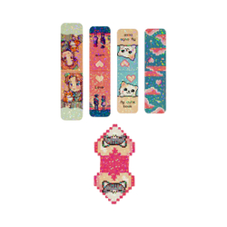 Закладки магнитные для книг "Pixel", 5шт., ламинация, MESHU