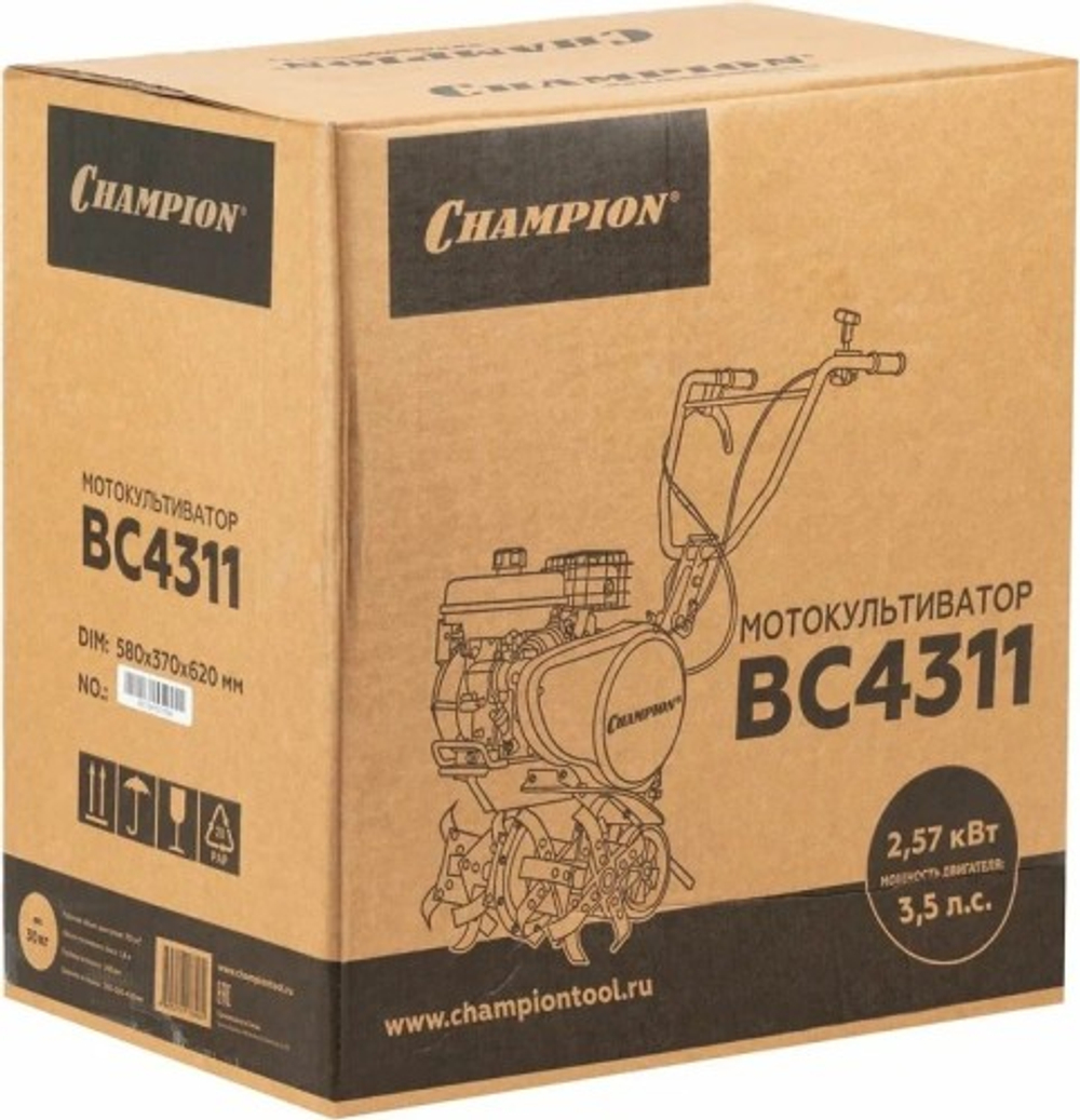 Культиватор бензиновый CHAMPION BC4311