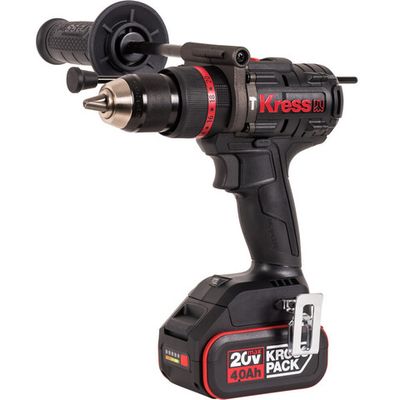 Дрель аккумуляторная KRESS KUC35 20V 4Ах2 ЗУ 6А кейс