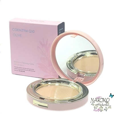 Матирующая пудра для лица ENOUGH Coenzyme Q10 Olive Moisture Twoway Cake SPF28 PA++ №21, 20 гр.