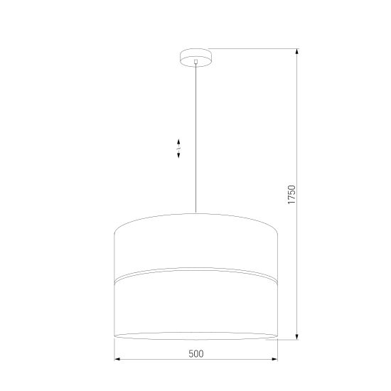 4771 / подвесной светильник / Hilton Gold