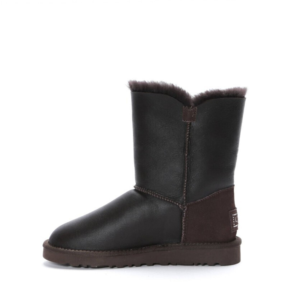 Угги Bailey Button Bling Metallic Chocolate