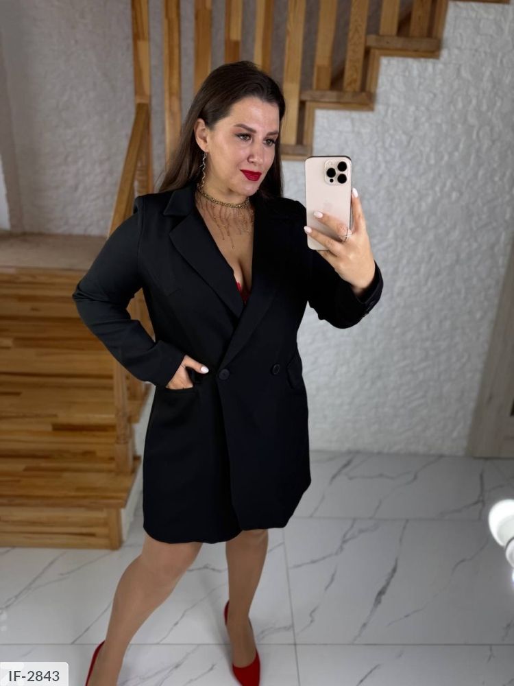 Платье-пиджак IF-2843 Фабрика Моды