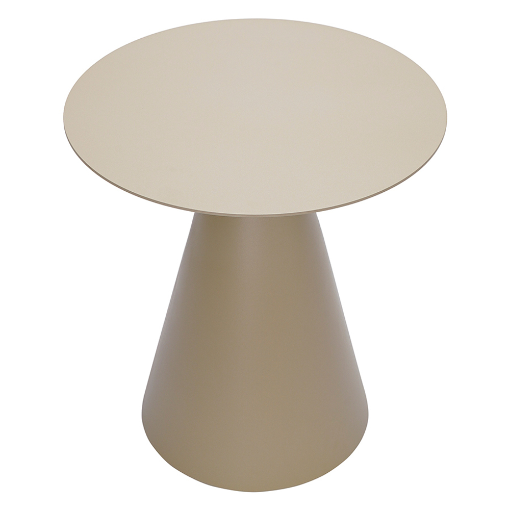 Столик кофейный marius, D50 см, бежевый