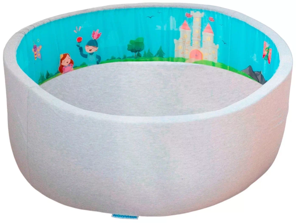 Сухой бассейн без шариков Romana Мир внутри (Принцессы)