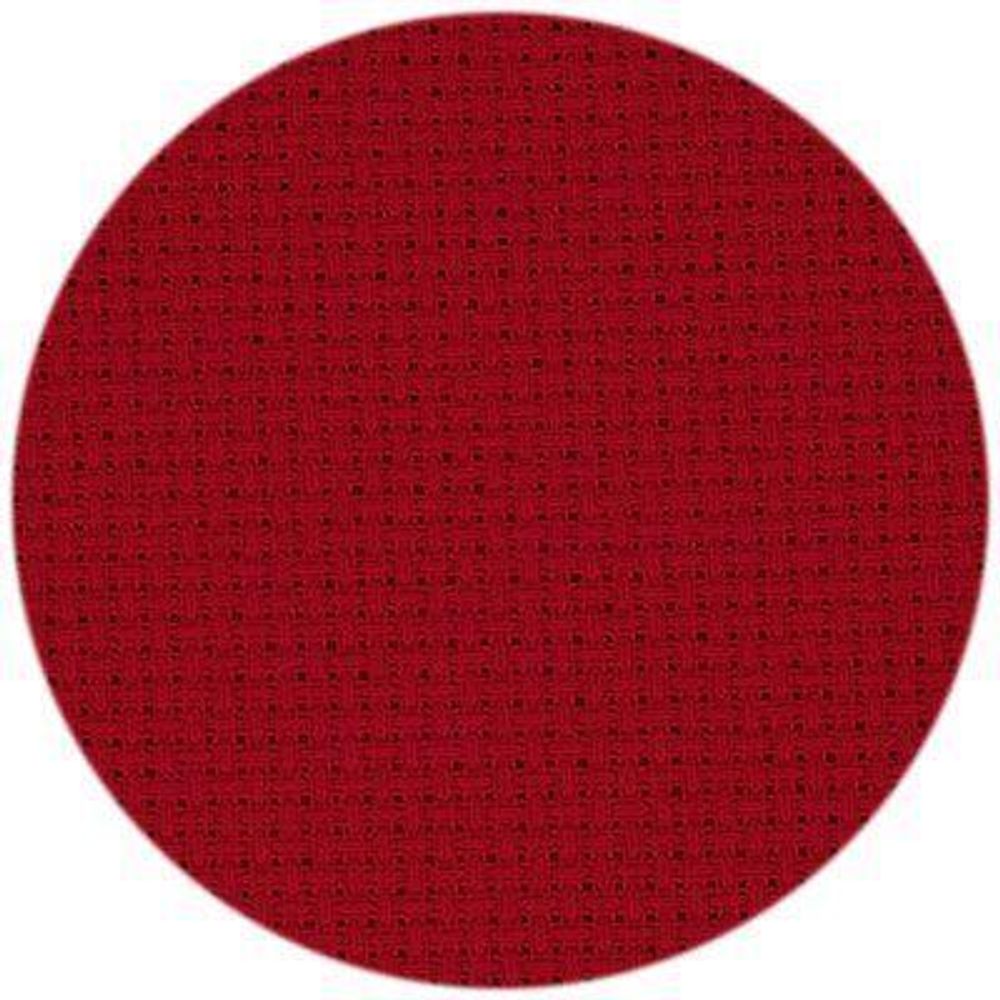 Канва 14, средняя, арт.563, 40х50см (10х55кл ) цвет красный