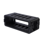 Ударопрочный пластиковый Рэковый кейс 3 юнита KZCASE@RACK3US