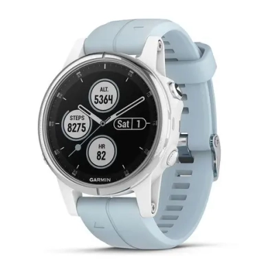 Смарт-часы Garmin Fenix 5s Plus, белый, 010-01987-23
