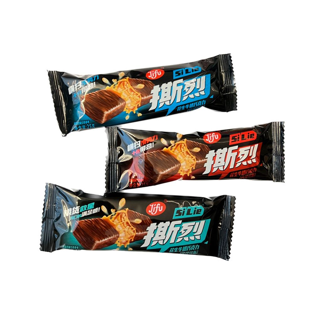 Конфеты Jifu шоколад с арахисом 25г