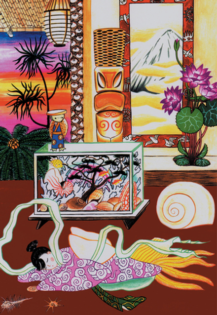 Манга Каппа за работой