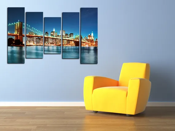 Модульная картина "Бруклинский мост"