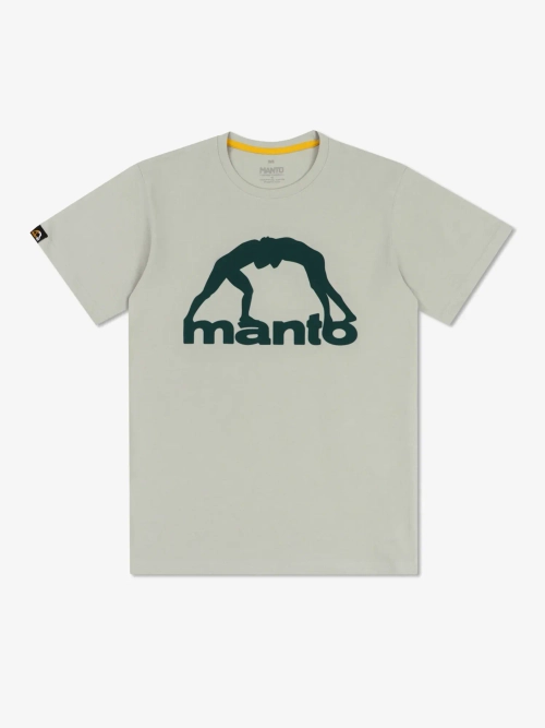 Футболка MANTO VIBE 25 Светло-серый-темно-зеленый