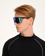 Спортивные очки GOG Hervor / Matt Black / Reflex Blue