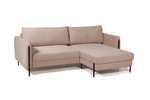 Barcelona диван-кровать с шезлонгом, велюр бежевый