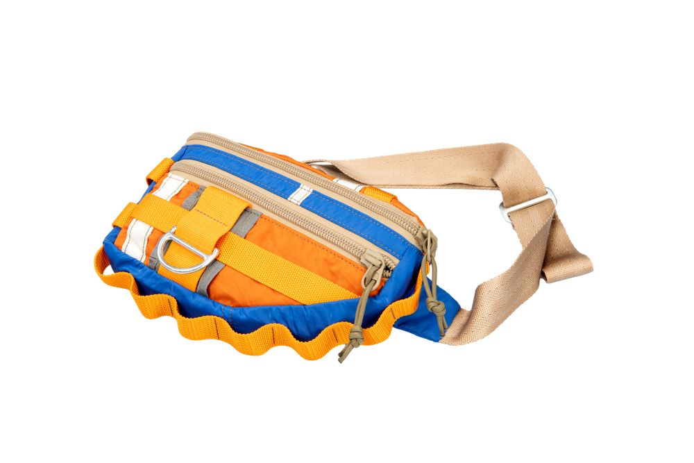 Сумка Stratopacks поясная SP-E0227 оранжево-синяя