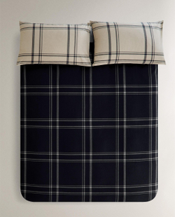 Пододеяльник Zara Home, хлопок 100%, в клетку, 9120/088