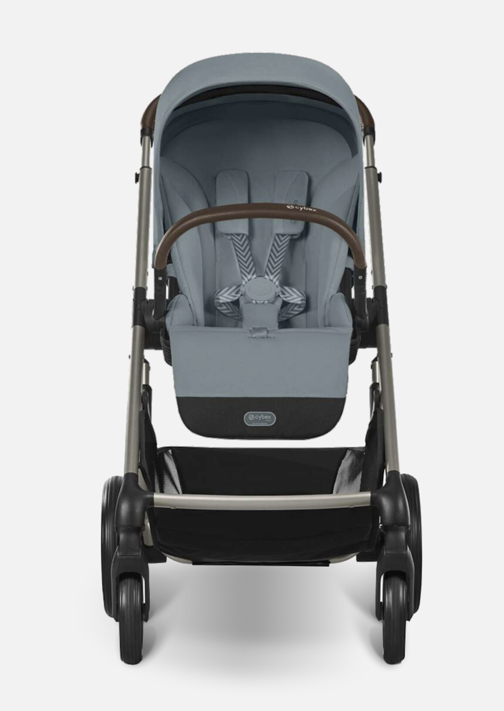 Cybex Детская коляска Balios S Lux BLK 2 в 1 цвет Stormy Blue