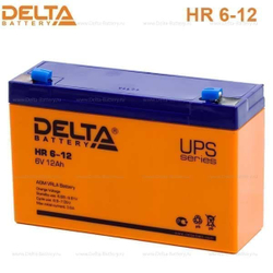Аккумуляторная батарея Delta HR 6-12 (6V / 12Ah)