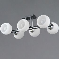 Потолочная люстра ILLUMICO TRENTO IL0791-6CSQ-25 BK CR TRENTO