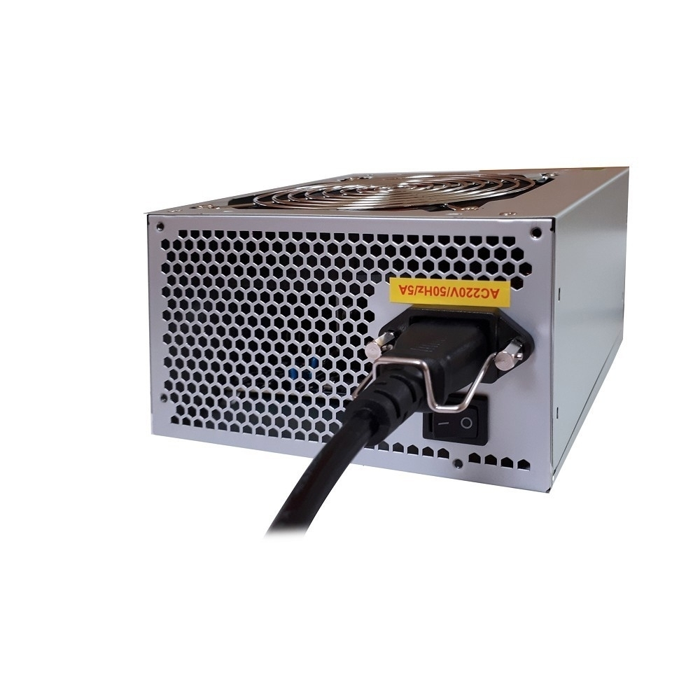 Блок питания Exegate EX244555RUS-S Блок питания UN500, ATX, SC,12cm fan, 24p+4p, 6/8p PCI-E, 3*SATA, 2*IDE, FDD + кабель 220V с защитой от выдергивания