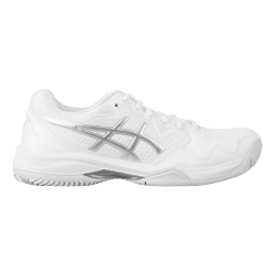 Женские теннисные кроссовки ASICS Gel-Dedicate 7 Clay Court Shoe Women - White, Silver