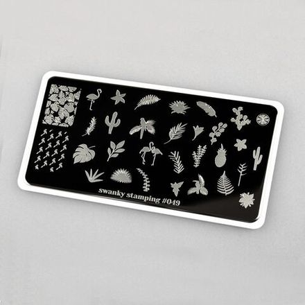 Swanky Stamping Пластина для стемпинга 049