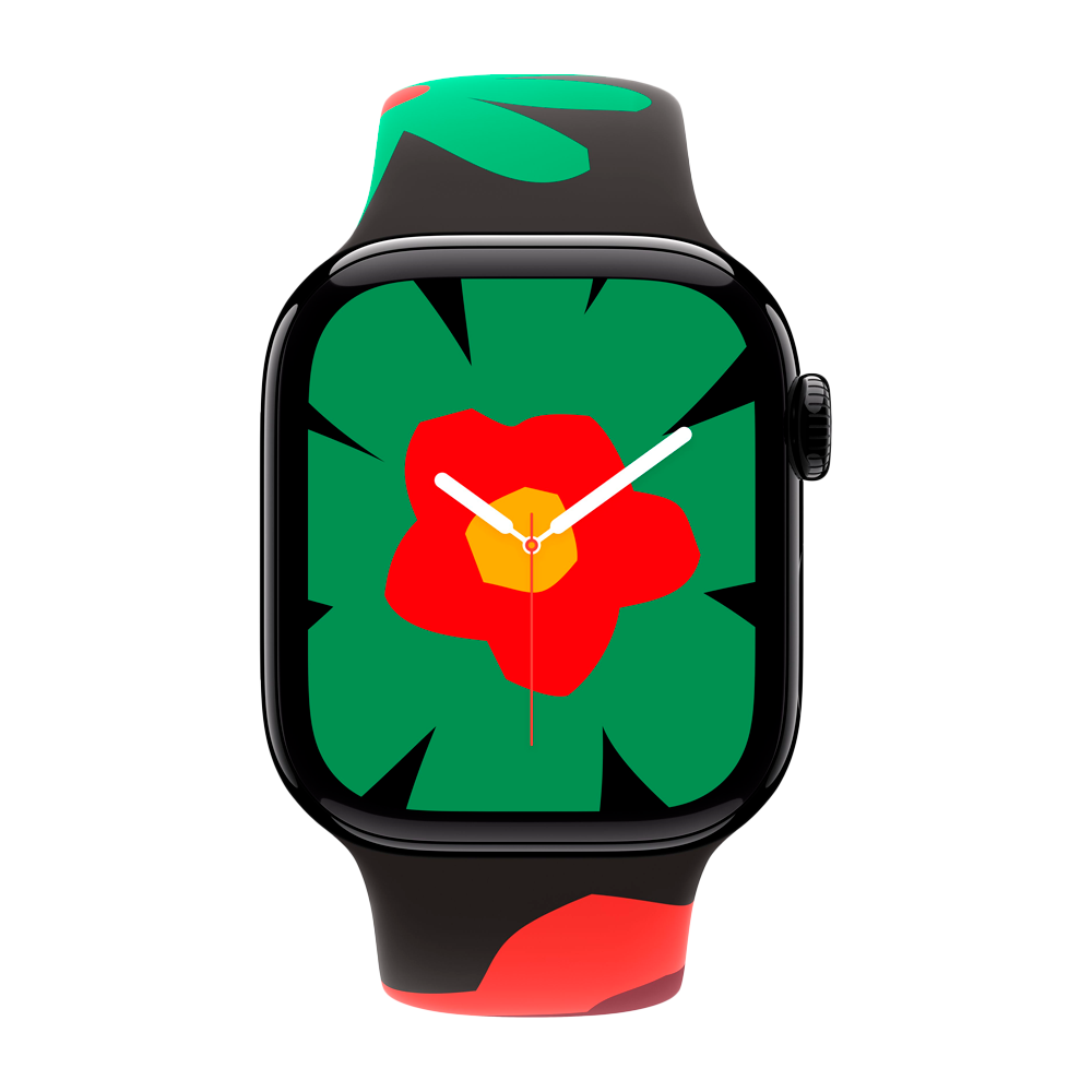 Умные часы Apple Watch Series 11 GPS, 42mm, Jet Black Aluminium Case with Black Unity Sport Band, M/L