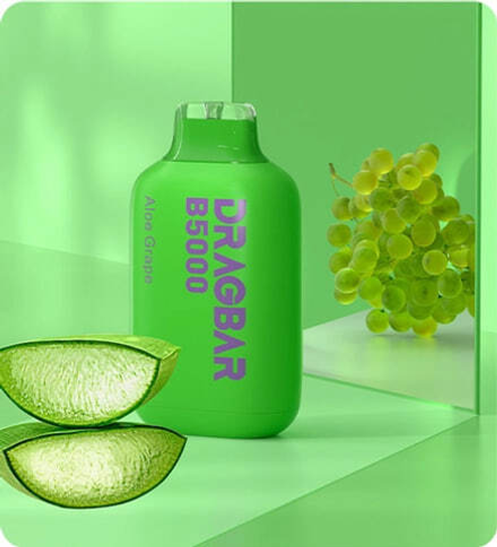 DRAGBAR B5000 - Aloe Grape (5% nic)