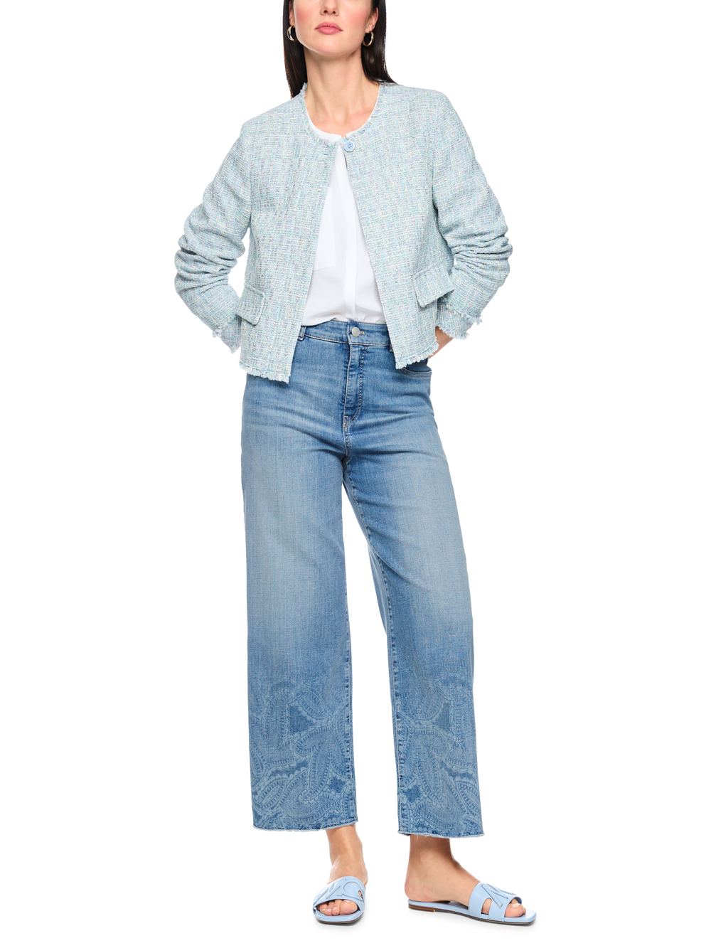 Джинсы из хлопка