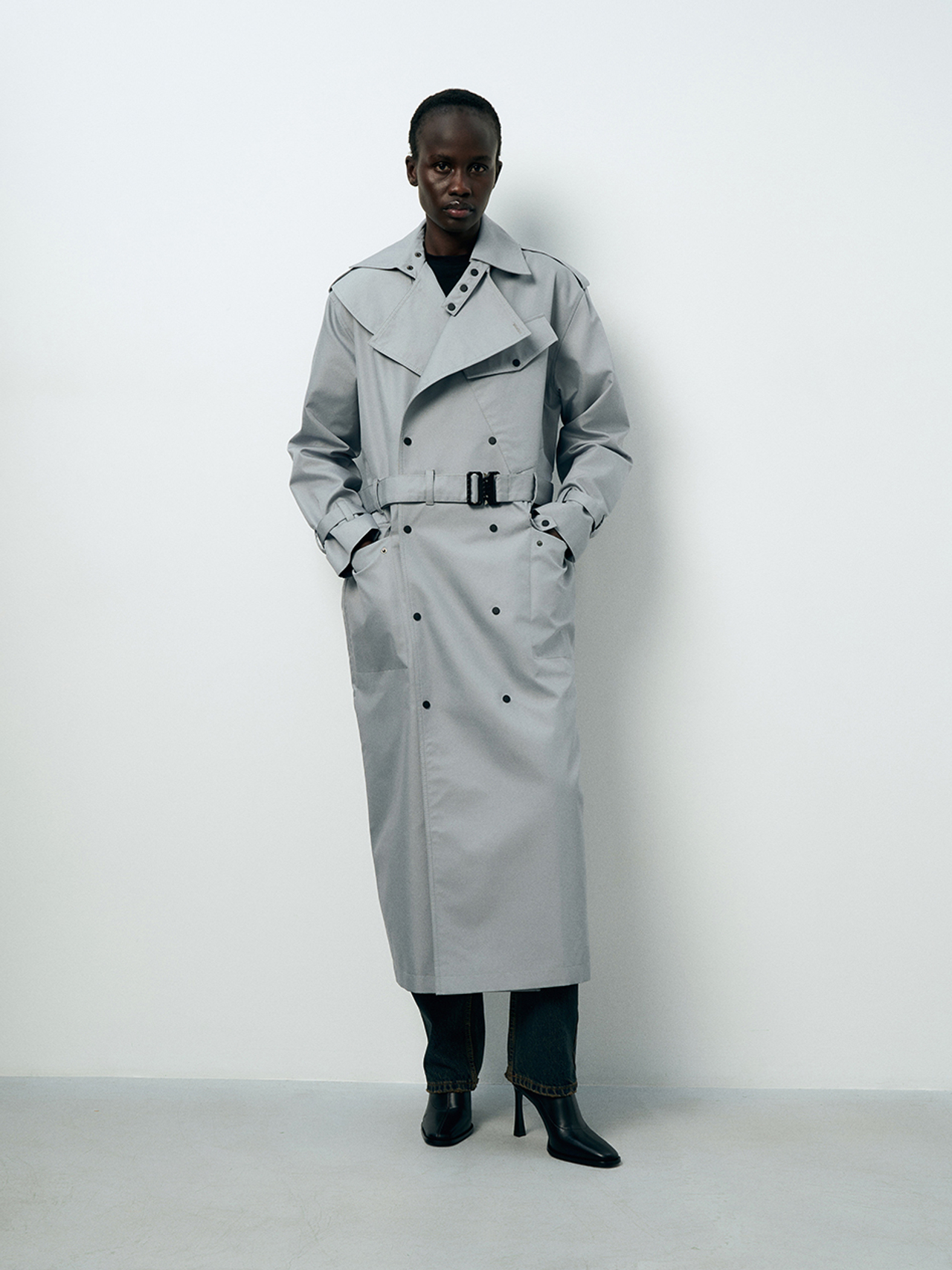 Тренч свободного кроя "THE POWER"