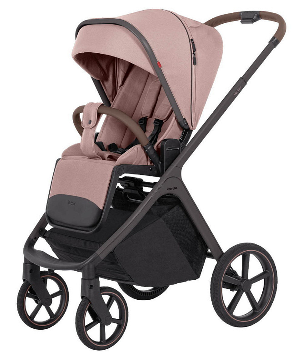 Коляска Carrello Vector CRL-6550 и автокресло Cybex Cloud G i-Size Fog Grey 3 в 1 Cupcake Beige