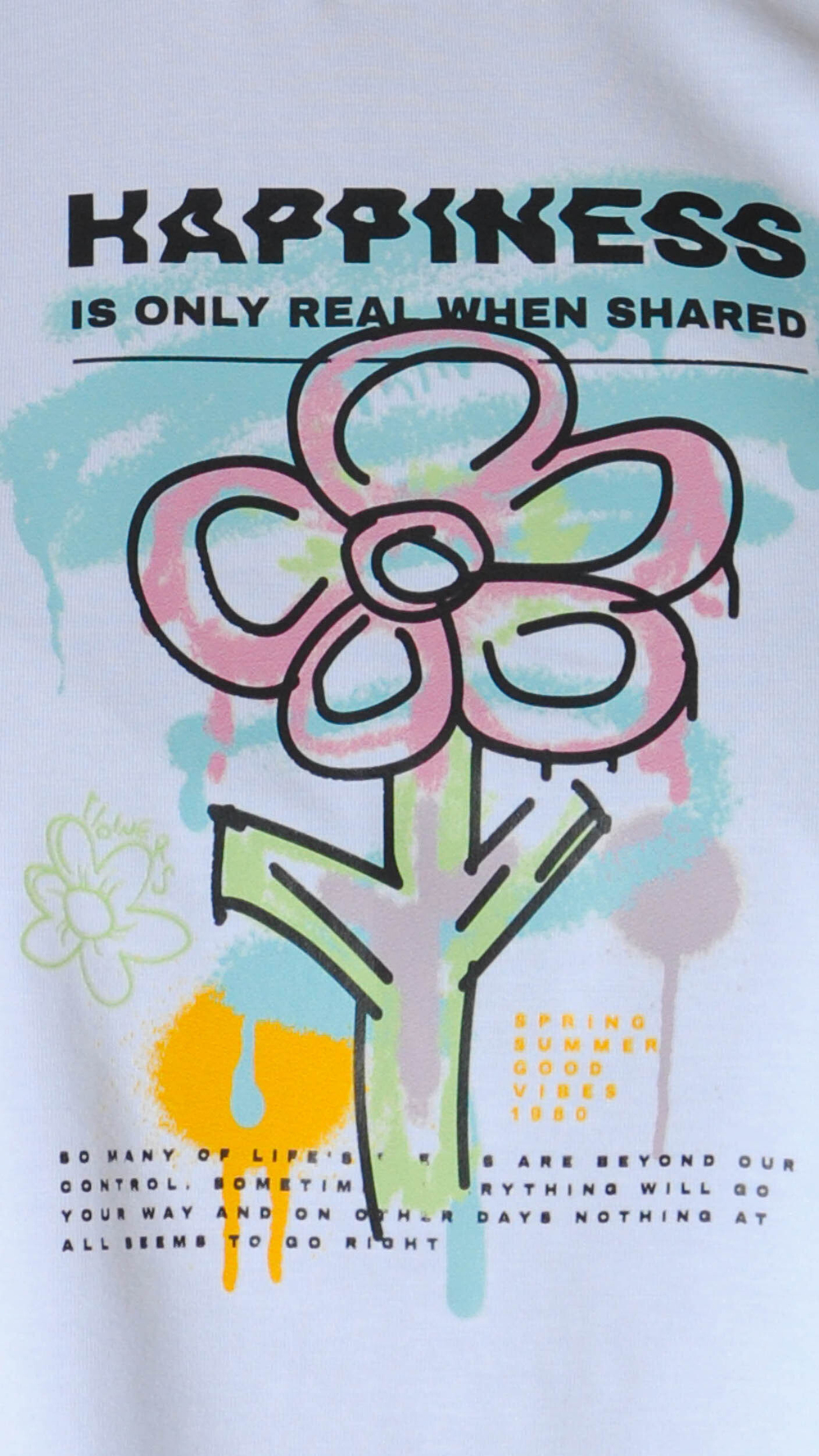 Футболка трикотажная для девочки 10-14 лет Fleur de Vie