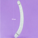 Двусторонний фаллоимитатор Lovetoy Lumino Play (37×3–3,8 см)