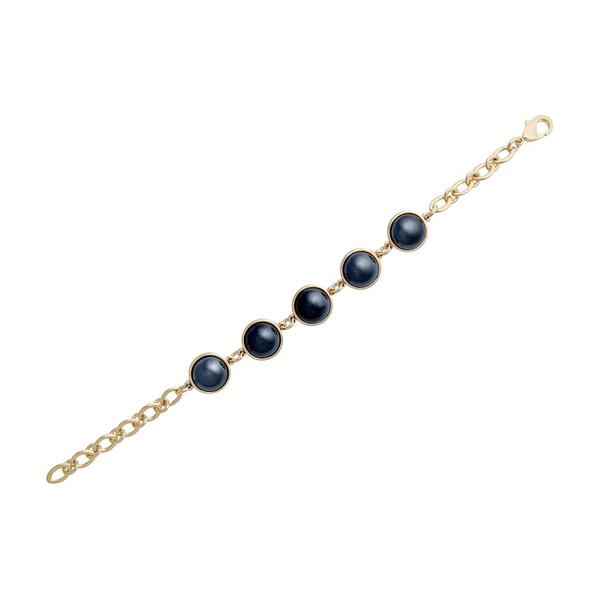 Браслет классический Possebon Pearl Blue Aventurine C1362.23 BL/G