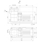 Насос BADU FA21-60/45 с префильтром, 45 м³/ч, 3,10/2,60 кВт, 380В