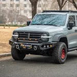Силовой передний бампер MEIKA Tank 300 2021+ Танк дуга лебедка 3 фонаря свет
