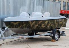 Алюминиевый катер SCANDIC HAVET 480 AL (зеленый камуфляж)