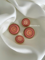 Пуговицы Шан. Персиковые