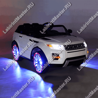 Детский электромобиль "LAND ROVER белый"