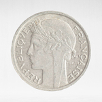 France, 50 Centimes 1947 - Light Type, Pierre-Alexandre Morlon, VF