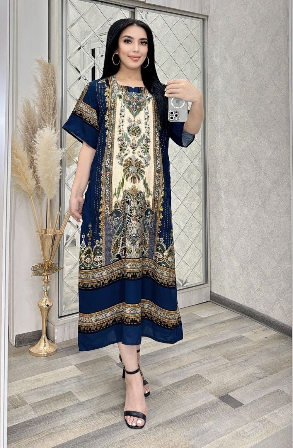 Платье Узб ШТАПЕЛЬ Кингсайз