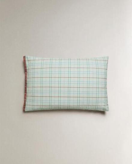 ZARA HOME НАВОЛОЧКА В КЛЕТКУ, РАЗНОЦВЕТНЫЙ