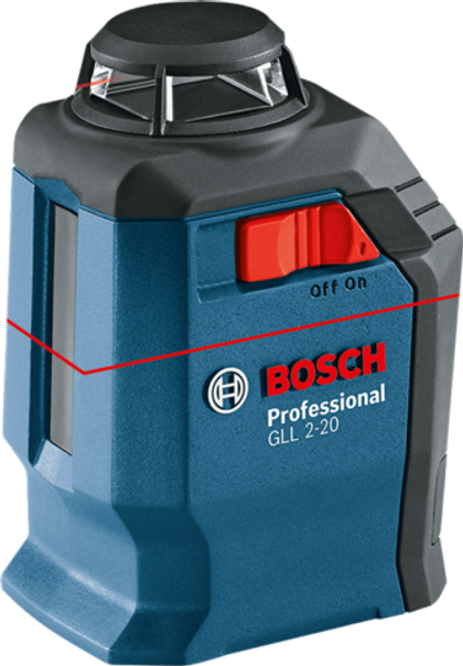 Линейный лазерный нивелир BOSCH GLL 2-20 0601063J00