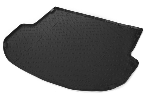 Коврик в багажник автомобиля Rival для Hyundai Grand Santa Fe (5 мест) 2013-2018/Santa Fe III поколение (5 мест) 2012-2018, полиуретан, 12306003