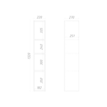 Стеллаж подвесной ML302