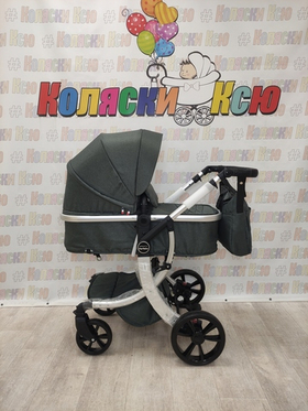 Коляска трансформер Farfello Aimile Original New Silver темно-серый