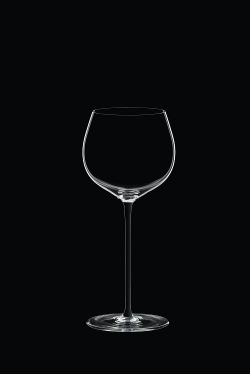 Бокал для белого вина 620мл Riedel Fatto a Mano Oaked Chardonnay с черной ножкой